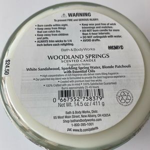 bath & body works Accents - Bath & Body Works Woodland Springs 3 Wick Candle bath & body works Accents - Bath & Body Works Woodland Springs 3 Wick Candle